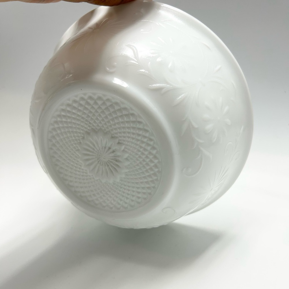 Vintage (1979) FTD Milk Glass Serving Bowl.